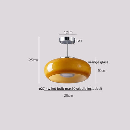 IWHD Home Lighting LED Ceiling Lights Decoration Aisle Porch Living Room Light Fixtures Nordic Ceiling Lamp Resin Copper Lustres