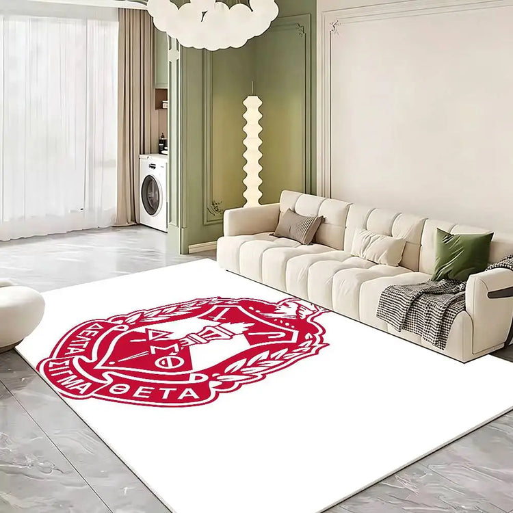 D-Delta Sigma Theta Soft Thick Non-Slip Mat for Living Room Bedroom Kitchen Decor Rugs