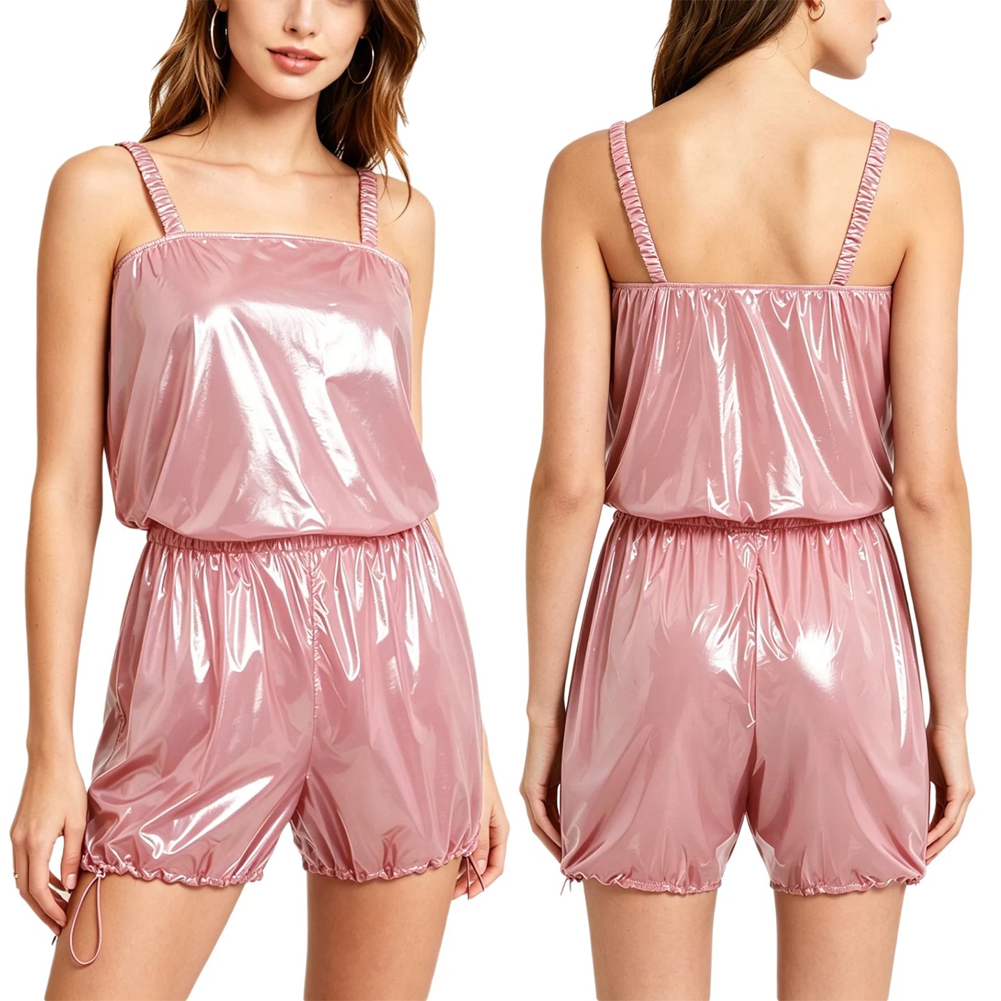 Women Men Washable Diaper Cover Sleeveless Waterproof Bodysuit Swimwear Clubwear Elderly Alzheimer Bedridden Adaptive Clothing
