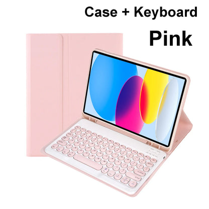 For iPad 11th Case Generation 11 Inch A16 2025, Bluetooth keyboard Covers For Apple iPad 11th Case 2025 Funda