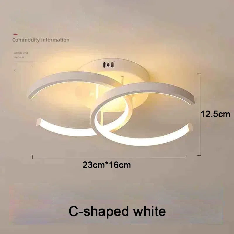 LED Strip Aisle Ceiling Lights Modern Minimalist Living Room Lamps For Balcony Entrance Staircase Home Decor corridor lamp