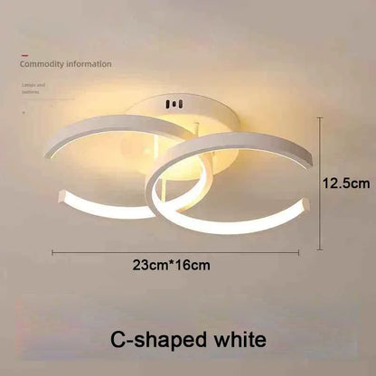 LED Strip Aisle Ceiling Lights Modern Minimalist Living Room Lamps For Balcony Entrance Staircase Home Decor corridor lamp