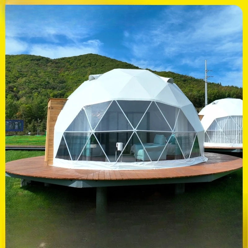 Outdoor Activities Advertising Exhibition Camping Starry Sky Spherical Tent House Hotel Camp Homestay Tent