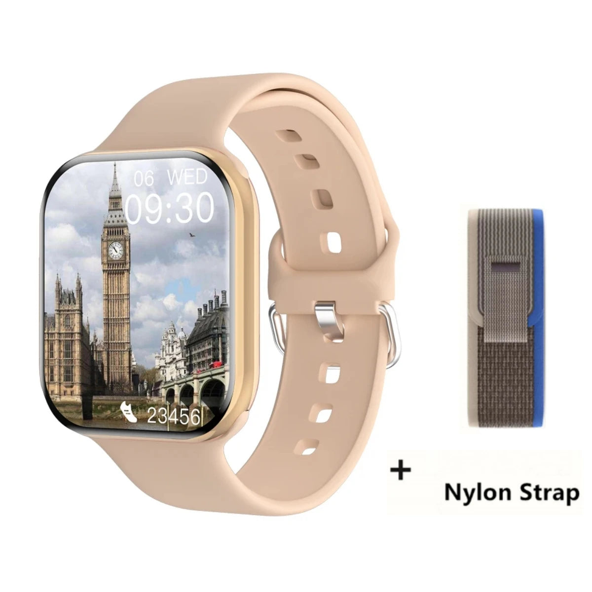 GPS Smart Watch Men For Apple Watch 10 Series Always On Display Body Temperature BT Call NFC Women DT Smartwatch For IOS Android