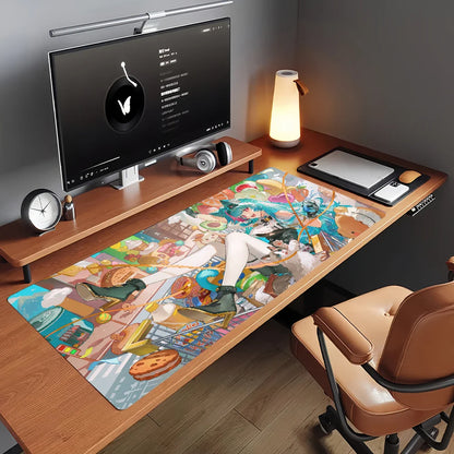 Game Neverness to Everness Mint Mouse Pad Non-slip Rubber Gamer Balance Computer Mat Decoracion Deskmat Laptop Office Large