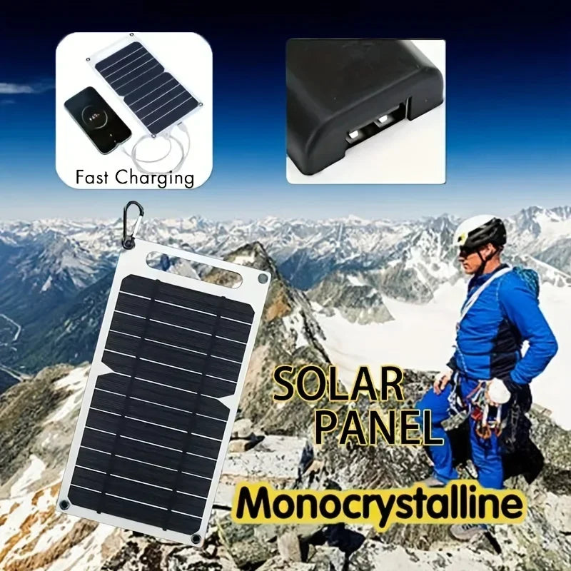 30W Portable Solar Panel 5V Solar Plate WithUSB Safe Stabilize Charger For Power Bank Phone Outdoor Camping Home RV Gift
