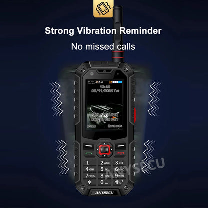 Anysecu S10 4G LTE Walkie Talkie Android 12 Dual Mode PoC Analog UHF Two Way Radio GPS Zello 3500mAh Dual SIM Touch Screen BT4.2