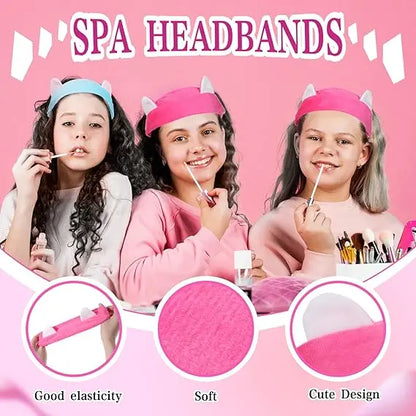 5 Pack Spa Robes for Party Sleepover Slumber Birthday Party Squad Robes DIY Silk Satin Bathrobes with Headband