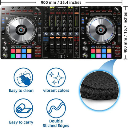 Mouse Pad Music Radio Dj Panel Gamer printon demand Custom Computer MousePad Natural Rubber Office Soft PC Accessory Desktop Pad