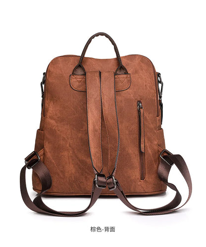 Trendy Women's Backpack Soft Leather Versatile Shoulder Crossbody Bag Large Capacity Travel Backpack Designer Luxury Storage Bag