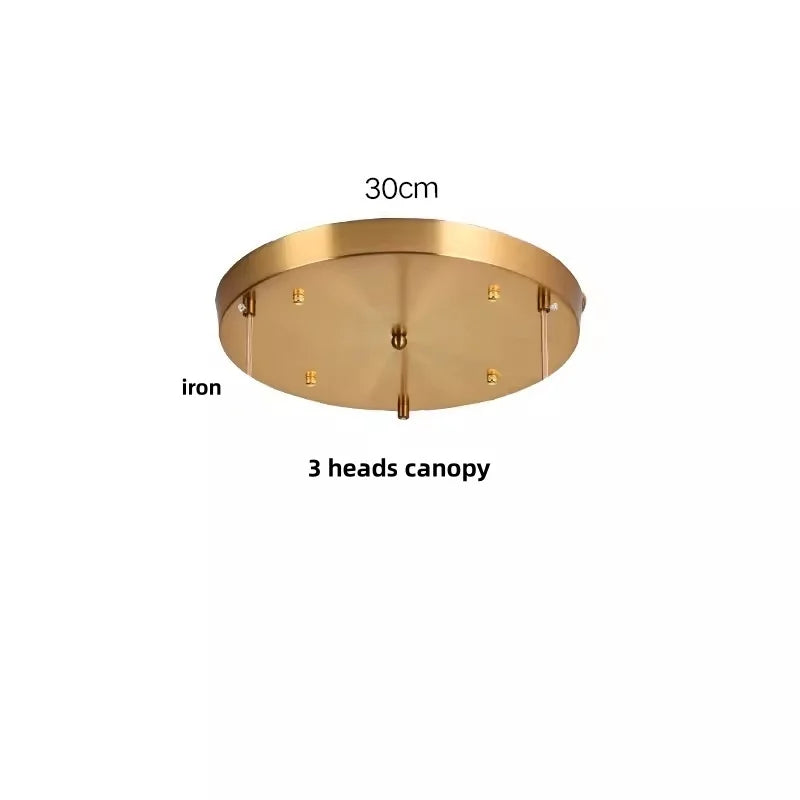IWHD Knob Switch LED Pendant Lamp Bedroom Restaurant Cafe Luxury Crystal Glass Nordic Modern Interior Home Decor Hanging Lights