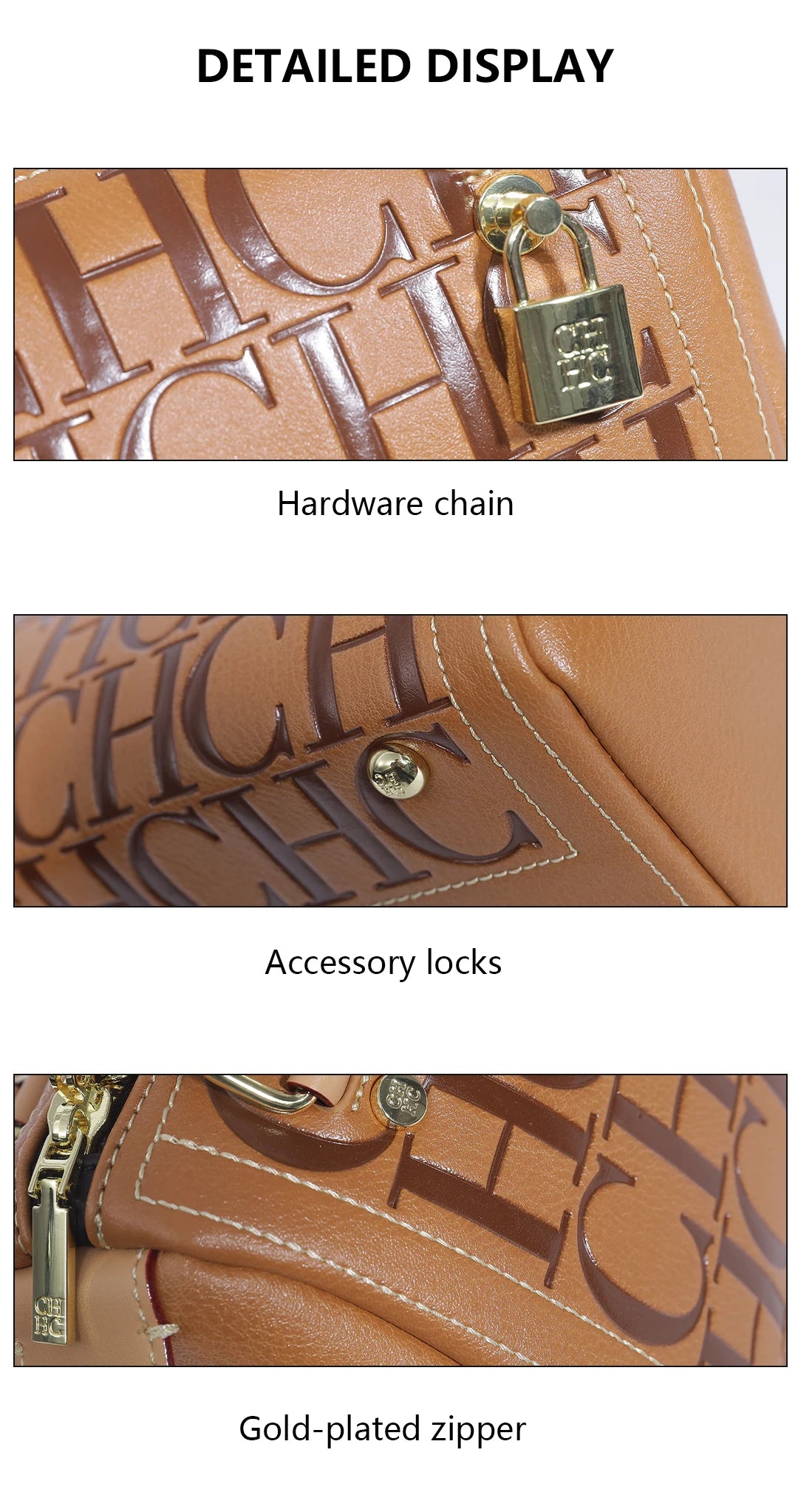 CH Niche Brand Women's Bucket Bag New Large Capacity Letter Print Design 2026 New Women's Classic Handbag