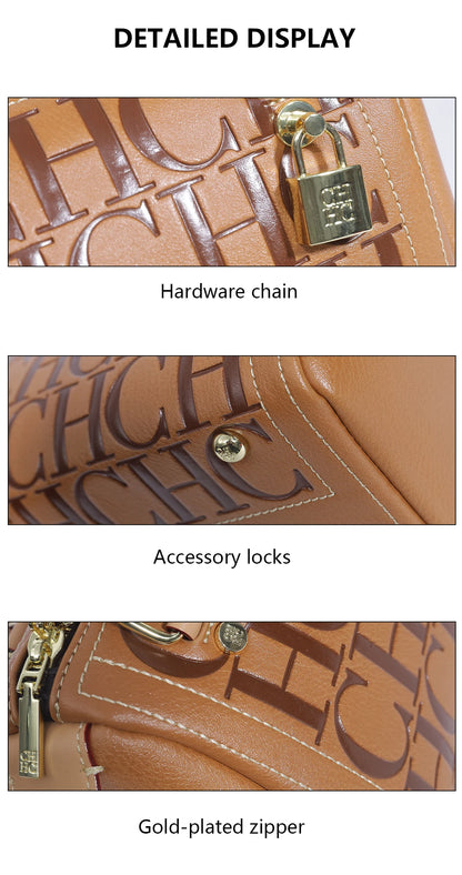 CH Niche Brand Women's Bucket Bag New Large Capacity Letter Print Design 2026 New Women's Classic Handbag