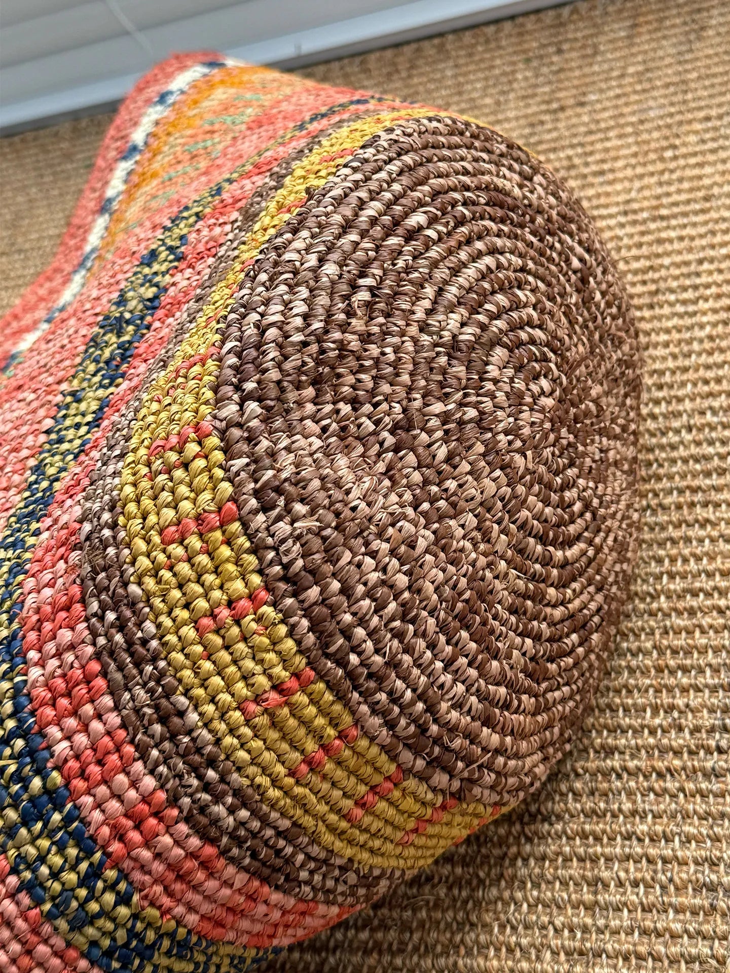 Color Raffia Straw Lady Shoulder Bag Designer Luxury Handbags Large Bag Handmade Summer Beach Purses