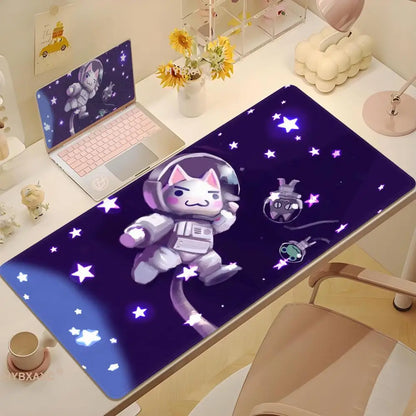 HYBXAXC Cute T-Toro I-Inoue Cat Mouse Pad Non-slip Desk Mat PC Laptop Accessories Rubber Office Keyboard Large Gamers Decoracion