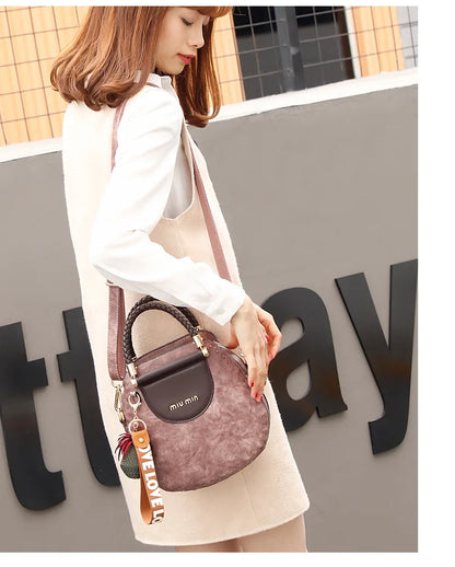 Vintage Women's Bag Luxury Designer Boston Style Women Shoulder Bag High Quality Fashion Crossbody Bags Female Handbags