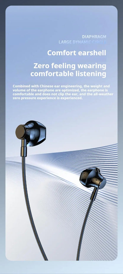 For Live Karaoke HD Screen Wireless Bluetooth 5.4 Headphones HiFi Sound Neckband Earphones Sports Gamer Headsets Noise Reduction