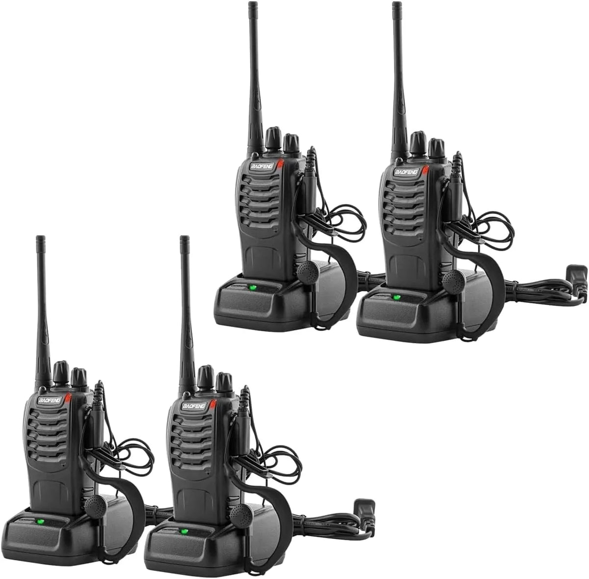 2Pcs Wholesale Original Baofeng BF-888S 5km Long Range Walkie Talkie Two Way Radio BF 888S Channel 16 Self-driving Travelling