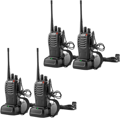 2Pcs Wholesale Original Baofeng BF-888S 5km Long Range Walkie Talkie Two Way Radio BF 888S Channel 16 Self-driving Travelling