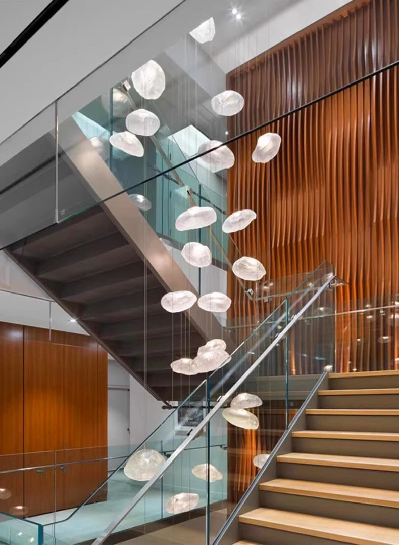 Modern Stair chandelier Pendant lights indoor lighting Ceiling lamp hanging light led Chandeliers for living room indoor lightin