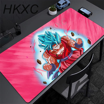 XXL Mouse Pad Anime Dragon Ball Z Kawaii DBZ Desk Mat Girl Gabinete Gamer Computer Desk Mat Keyboard Gaming Accessories Mousepad