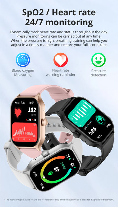 COLMI P77 Smartwatch, Up to 11 day battery life,  Massive 700mAh battery, 2 inch display, Health Management Smart Watch