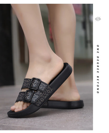 Men's Genuine Leather Sandals Comfortable Man Sandal House Slippers Man Summer Shoes Sale Genuine Mens Slipper Flip Flop Slides