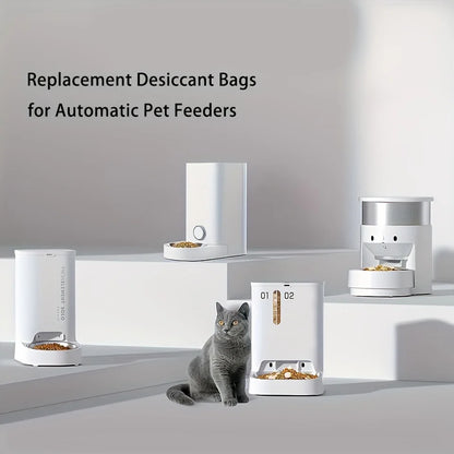 10 Packs Replaced Desiccant 20 Gram for All Smart Petkit Cat Dog Feeders, Silica Gel Desiccant for Storage, Food Safe Desiccant