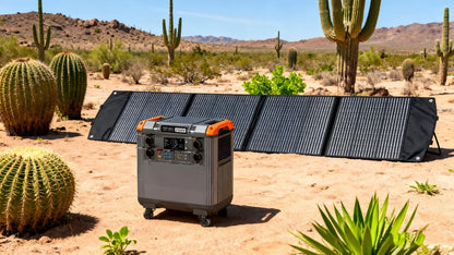 Portable Power Station 3000W LiFePO4 Battery, Fast Charging, Suitable for Outdoor Trips, Parties and Indoor Emergency Pow