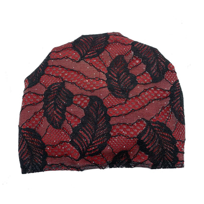 Embroidery Turban Cap for Women Summer Breathable Head Wraps Bonnet Muslim Under Scarf Hat Cancer Chemo Hats Turbante mujer
