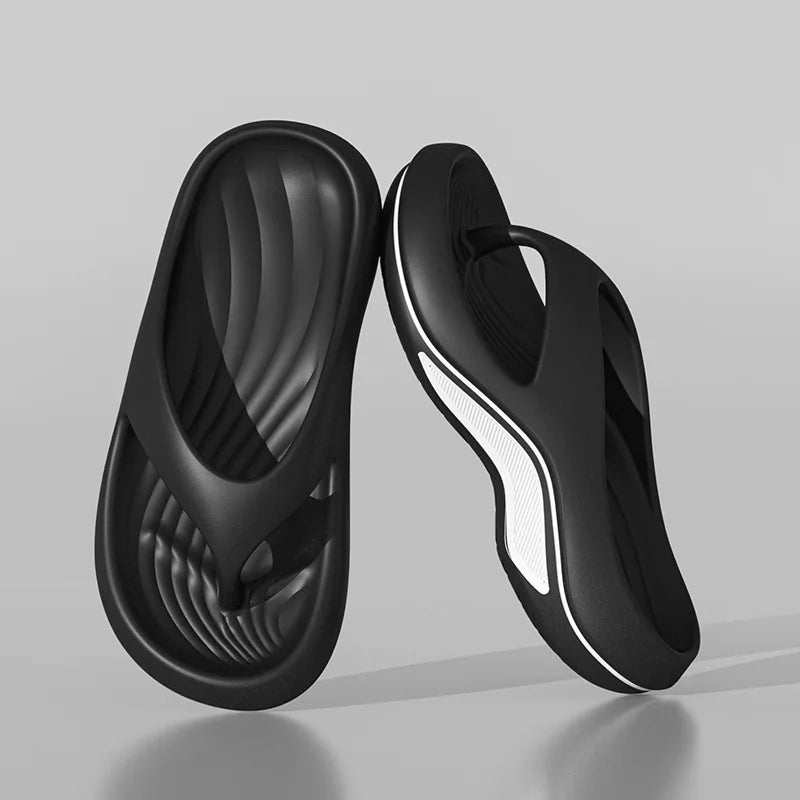 2026 New Leisure Indoor Street Flip Flops For Women Men House Shoes Soft EVA Light Weight Beach Slippers Couples Bathroom Slides