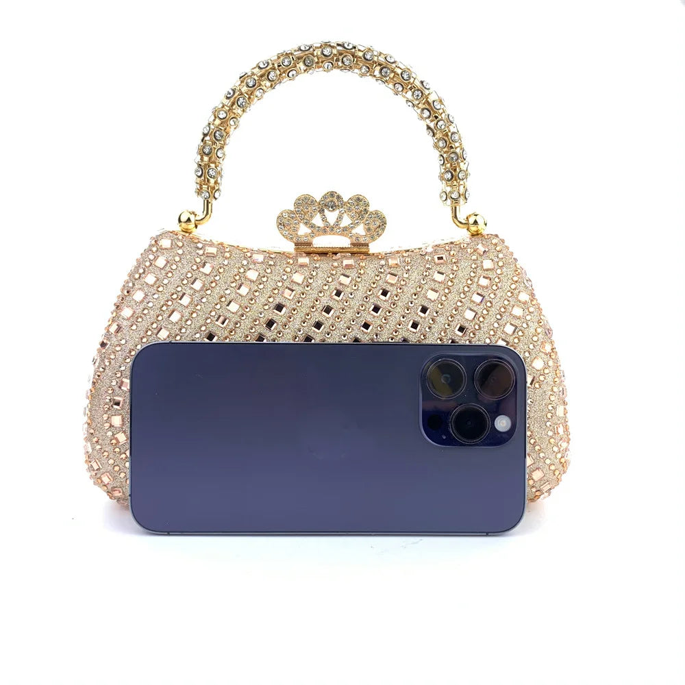 Elegant Purse Trend Luxury Designer Chain Shoulder Bag Women's Handbags Wallets Evening Bags for Wedding Bolso 2026 New Gift