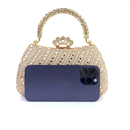 Elegant Purse Trend Luxury Designer Chain Shoulder Bag Women's Handbags Wallets Evening Bags for Wedding Bolso 2026 New Gift