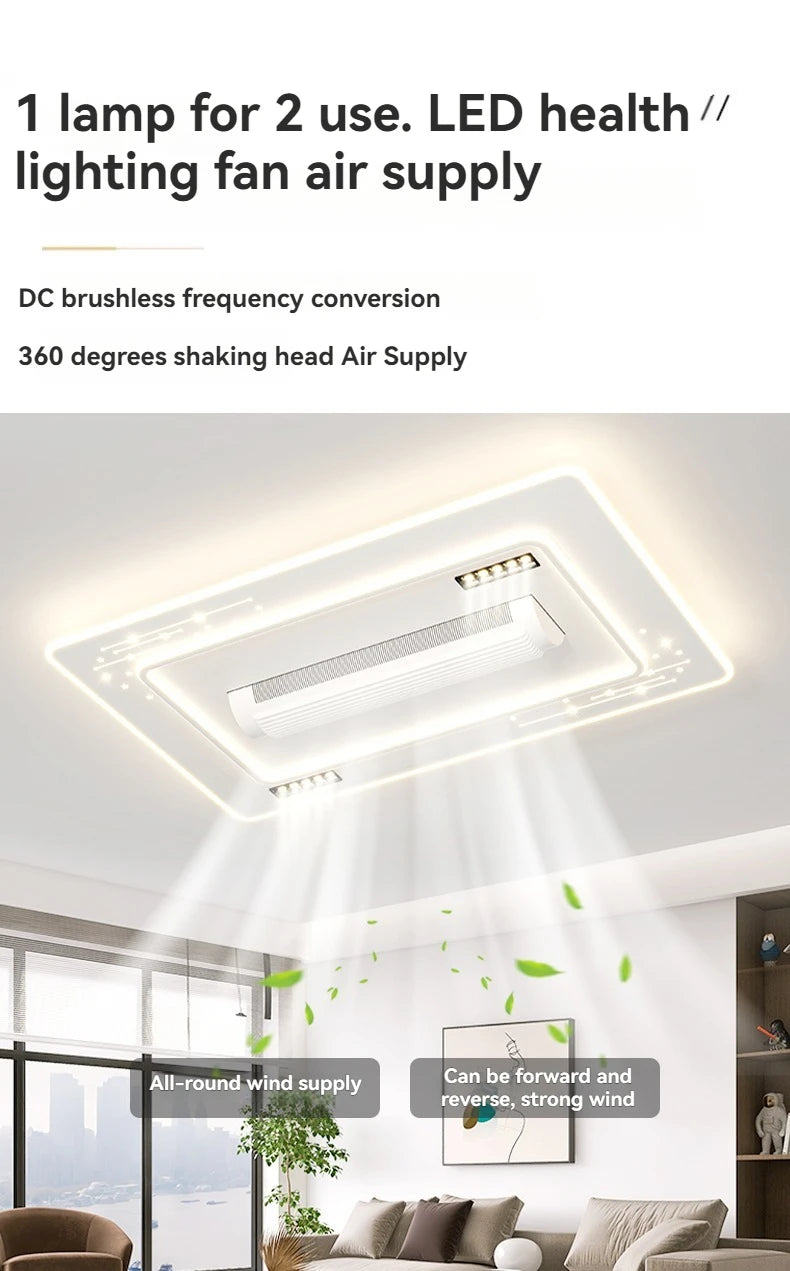 Modern LED Leaf Free Ceiling Fan 6-speed Ceiling Light Remote Control Living Room Bedroom Children's Room Fan Light Home Lightin
