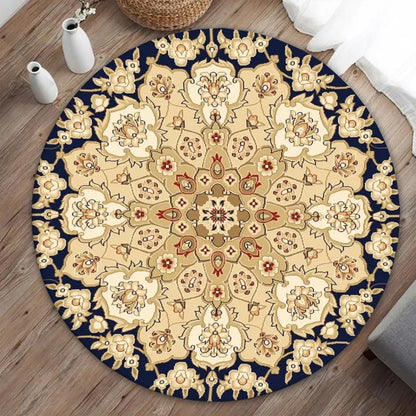 Moroccan Style Living Room Decoration Round Carpet Bohemian Carpet Large Area Rugs for Bedroom Home Rocking Chair Floor Mat