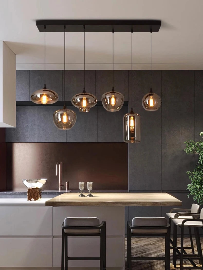 Modern Home Decor LED Lights Pendant Light Lamps for Living Room Chandeliers for Bedroom Hanging Light Indoor Lighting