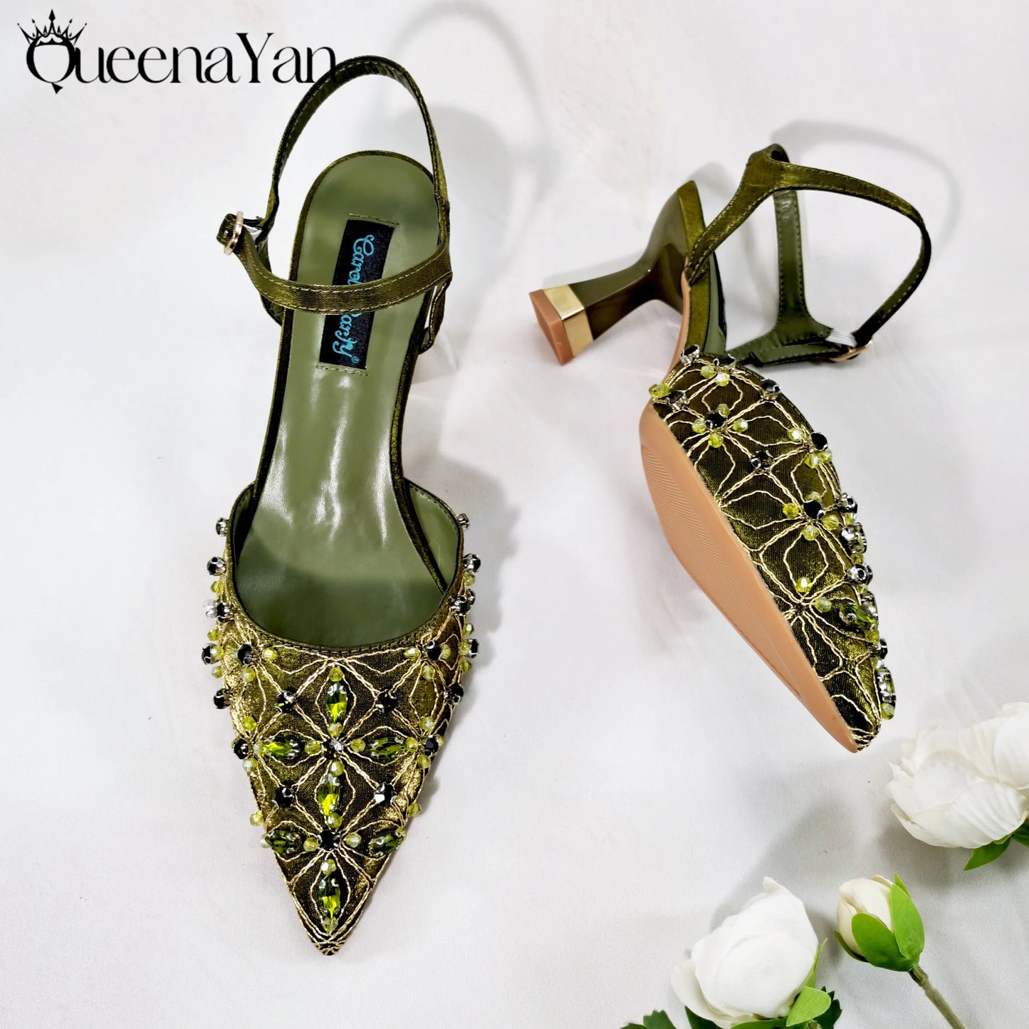 Festive Elegance:Spot Goods High Quality Women's Pumps Fashion Design For Nigeria Wedding Party Ladies Shoes