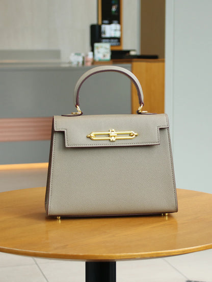 2026 High-End Portable Fashion Ladies Bag Temperament Small Bag Palm Crocodile Handbag OL Commuter Joker Work Bag Light Luxury S
