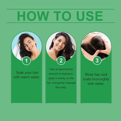 HOEGOA Batana Oils Shampoo All-Round Scalp Care Keep Healthy Luster Promotes Hair Growth Prevents Hair Loss