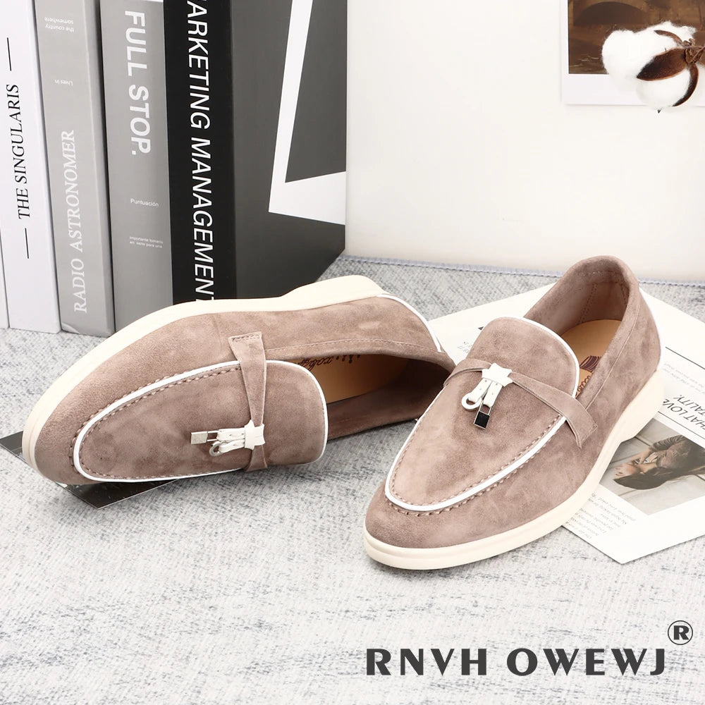 Not Logo Women's Adult Summer Rubber Casual Stitching Flats Sandals - Low Price