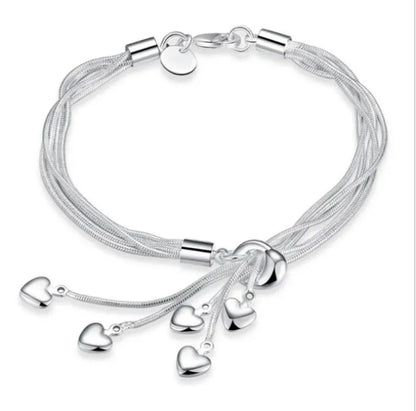 925 Sterling Silver Bracelet Woman Vintage Luxury Original Jewelry Accessories Fashion Designer Party Wedding Jewelry Gifts 2025