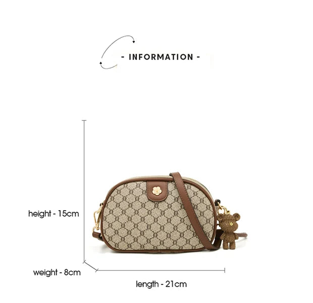 FOXER 2026 Fashion New Women's Shoulder Bag PVC Leather Female Crossbody Bag Chic Daily Lady Cellphone Bag Purse