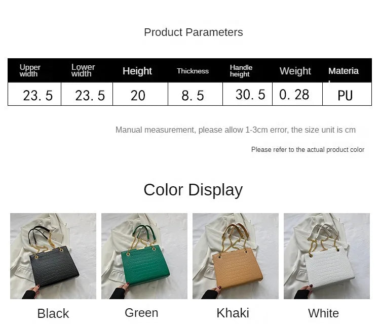 2026 Fashion Luxury Female Crossbody Bags for Women Designer Shoulder Bag Chain Solid Color Messenger Bag Handbags