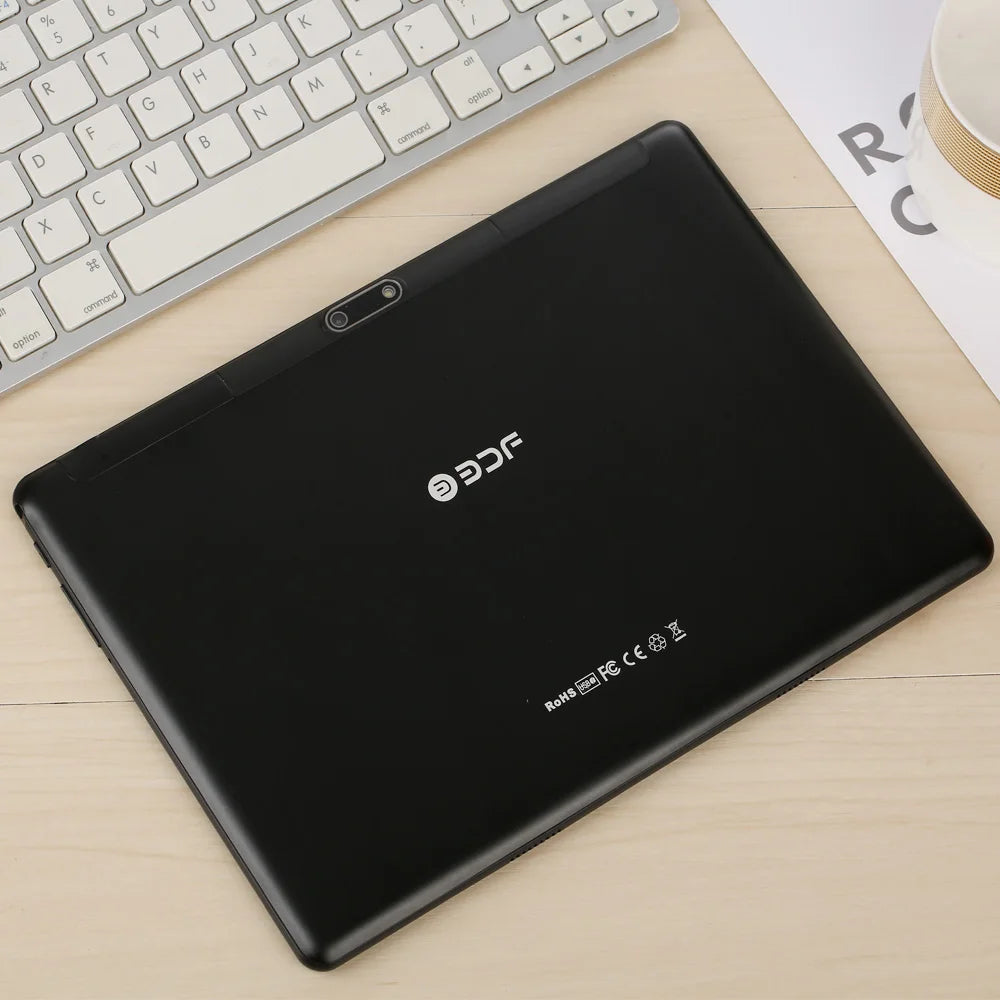 BDF S10 New 10.1 Inch Android Tablet Pc Google Play Dual Cameras Octa Core Dual SIM Phone Call Tablets BT Wi-Fi 4GB RAM 64GB ROM