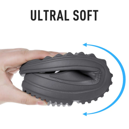 Shevalues Men's Orthopedic Sandals Fashion Couples Beach Flip Flop Summer Outdoor Soft Sandals With Arch Support Bathroom Slides