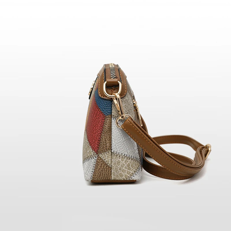 High Quality PU Leather Women Small Crossbody Shoulder Bags Luxury Handbag Lady Messenger Bag Simple Shell Phone Satchels