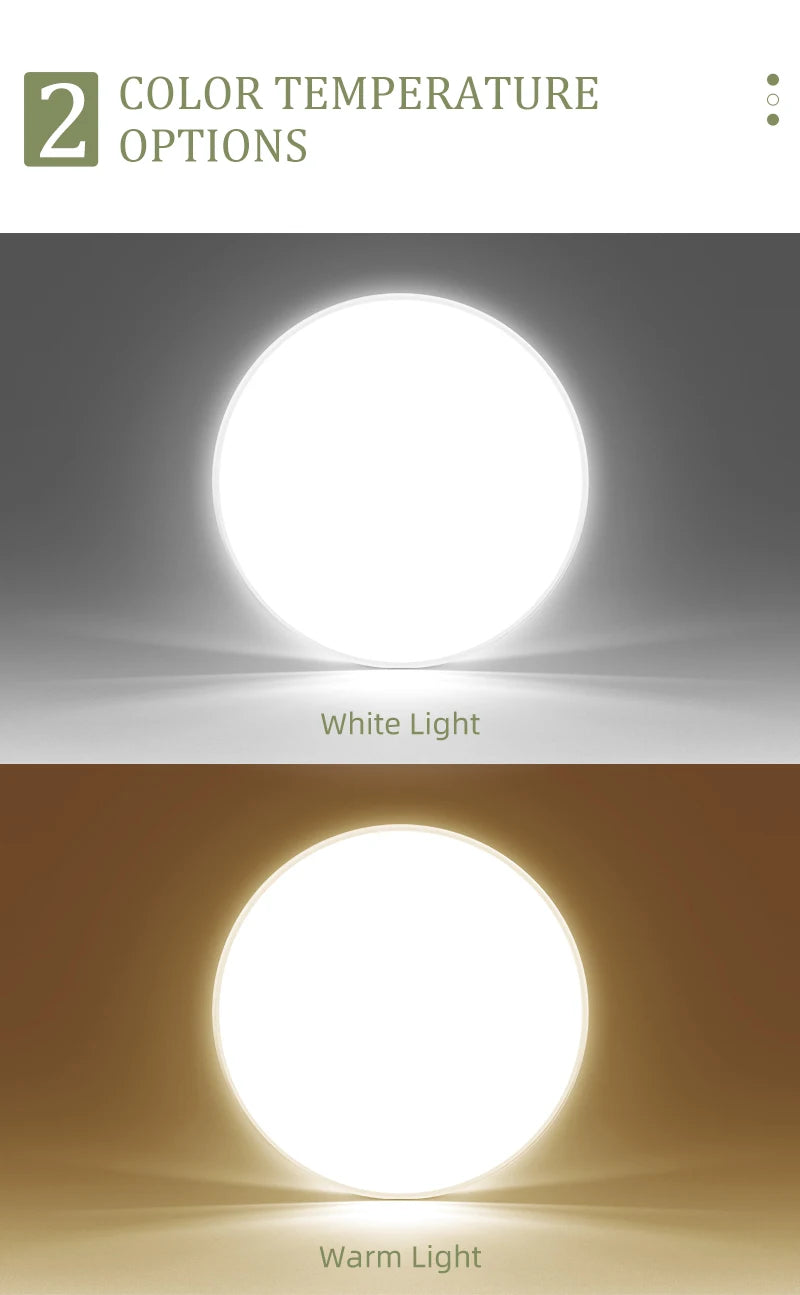 LED Ceiling Lamp 15W~50W Kitchen Light Fixture Bedroom Corridor Lustre Plat Led Lights Living Room Decor 220V Ceiling Chandelier