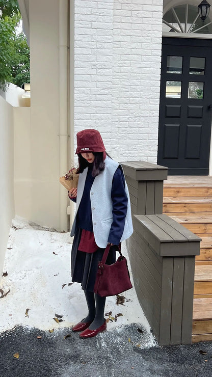 Suede Cowhide fashion ladeis shoulder cross brown bags luxury designer women coffe handbags angola red