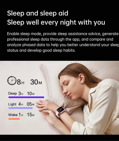 2026 New Smart Watches Women Full Touch Screen Bluetooth Call Waterproof Sport Fitness Tracker Lady Watches Smartwatch For Men