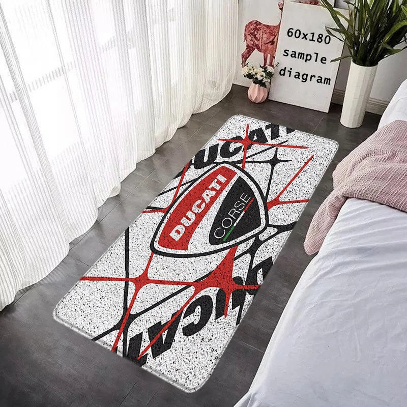 House Entrance Doormat Hallway Carpet Motorcycle Living Room Rugs D-Ducati Foot Carpets Bath Rug Floor Mats Non-slip Home Decor